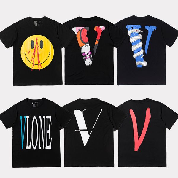 

Vlone t hirt men women brand tee a ap rocky hip hop tee v friend vlone t hirt hort leeve white black cpi0301