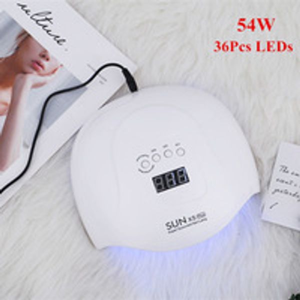 

ennke 54w sunx5plus uv led nail lamp nail dryer for manicure lcd display drying all gels polish art tools