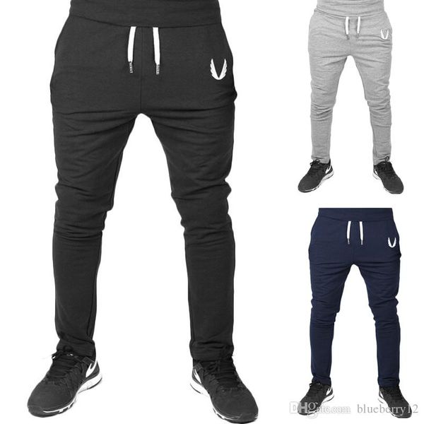 

Jogger pant port gym pant ca ual ela tic cotton men fitne workout kinny weatpant trou er jogger pant outdoor