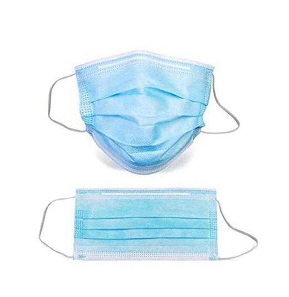 

in stockdisposable face masks disposable 3 layers dustproof mask facial protective cover masks set anti-dust mask dhl p401