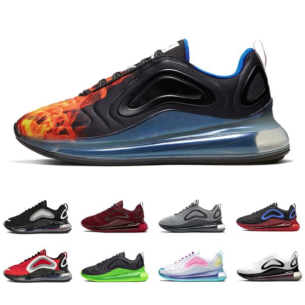 

nike air max 720 Мода Total Eclipse Sea Forest 720 Мужские Женские Кроссовки Северное Сияние День Вос