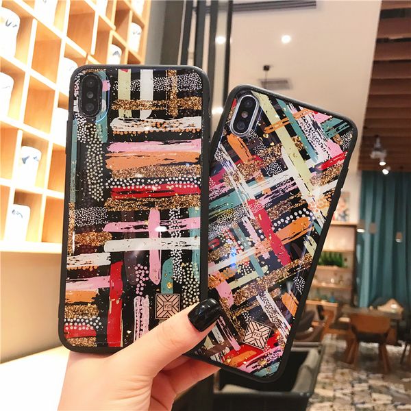 

золотая фольга marble телефон чехол для iphone 11 pro случая max x xs max xr bling гранитной обложки для iphone 6 6s 7 8 plus акрилового слу