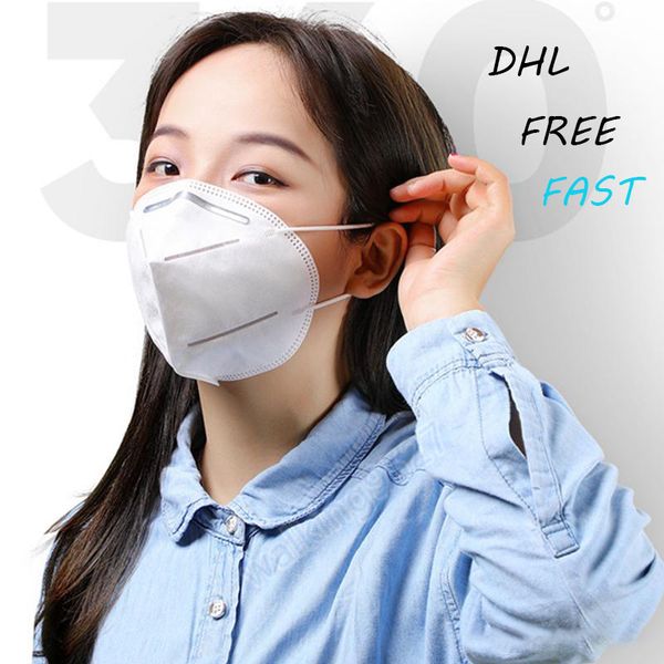 

new men women kn95 dhl anti protective disposable mouth mask dustproof kn95 masks n95 disposable fce masks