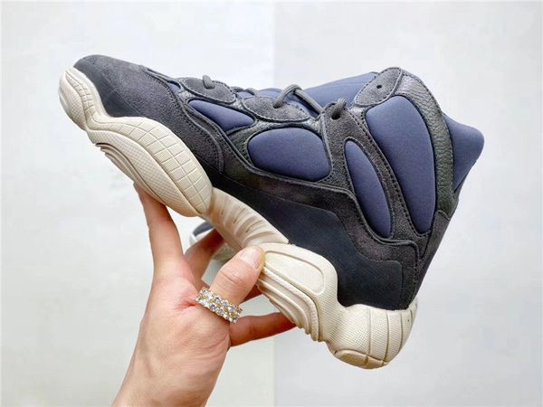 

2019 est authentic originals 500 high slate 3m reflective black white kanye west fw4968 running shoes men women sport sneakers with box