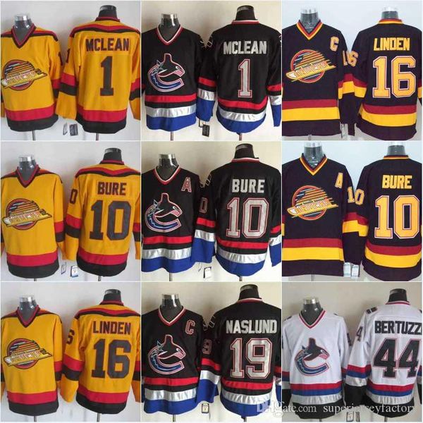 

Men 10 Pavel Bure Vancouver Canucks Jersey 1 Kirk Mclean 16 Trevor Linden 19 Markus Naslund 44 Todd Bertuzzi Hockey Jerseys Cheap