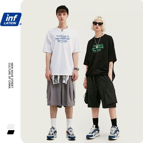 

inflation print men funny t shirts 100% cotton o-neck t shirt fashion high street o-neck men tshirt casual shirts 1013s20, White;black