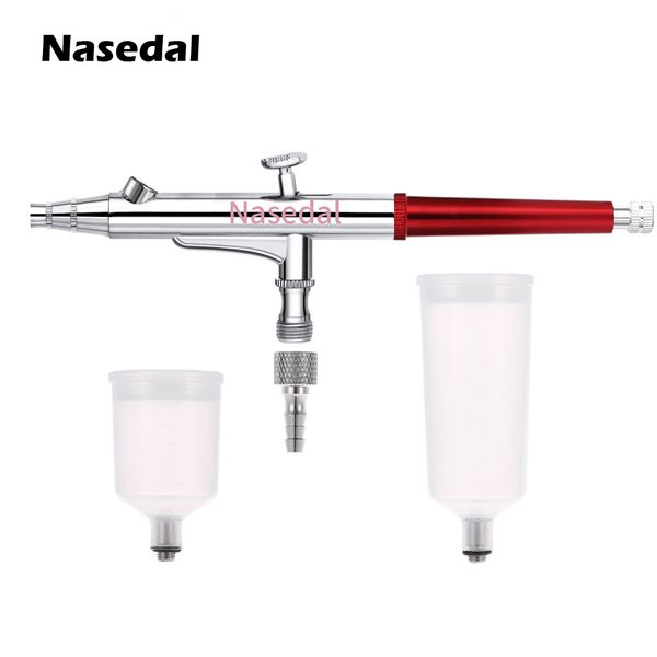 

dual-action 20cc 40cc 0.3mm airbrush spray gun gravity feed air brush cake decoration tattoo nail art model painting spary tool