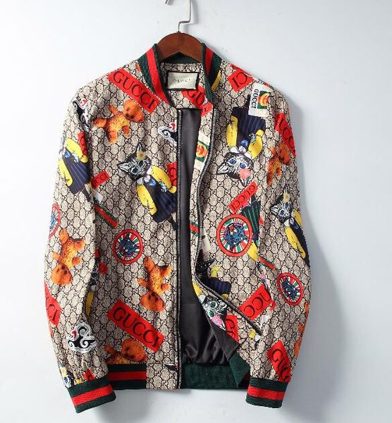 

20gg brand jacket luxury designers jackets fashion floral gg print windbreaker men autumn winter zipper coats casual outerwear