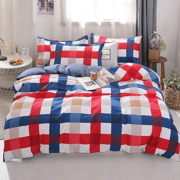 3 Luxury Stripe Duvet Cover Set Twin Full Queen King Size