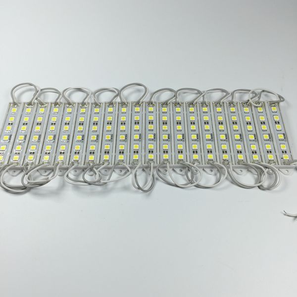 1000pcs / lot LED-Modul 5050 6LEDS DC12V Wasserdichte Werbung Design LED-Module Super helle Beleuchtung