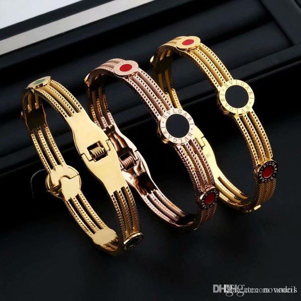 

designer bracelets for women ladies fashion high-end quality for ladies jewelry with gold rose gold 2 colors drop shipping, Golden;silver