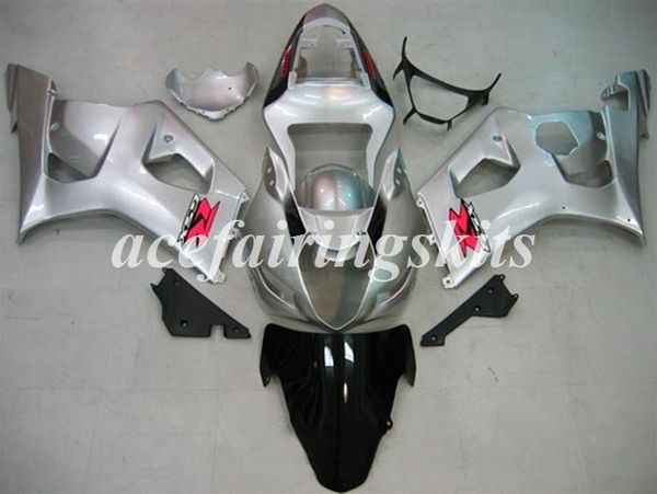

4gifts injection mold new abs motorcycle full fairings kifs fit for suzuki gsx-r1000 k3 2003 2004 03 04 gsxr1000 bodywork set silver