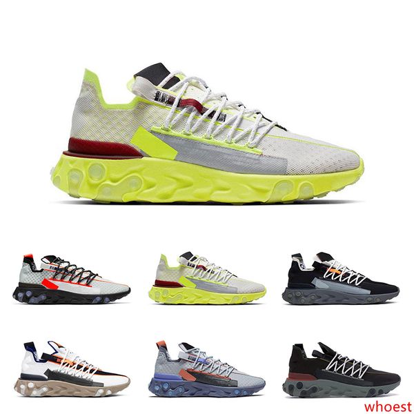 

2020 new arrival react wr ispa men women running shoes ghost aqua wolf grey platinum volt summit white fashion sports sneakers size 36-45