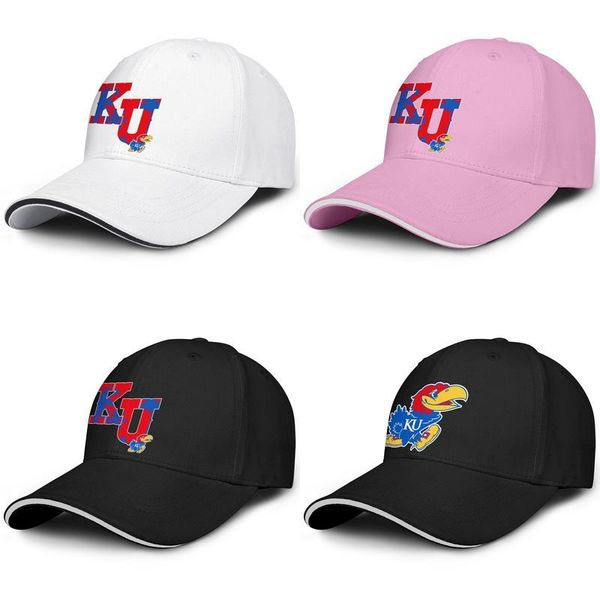 

канзас jayhawks баскетбол логотип черные мужские и женские дальнобойщик крышка дизайн оборудован гольф спортивный марочные персонализированн, Blue;gray