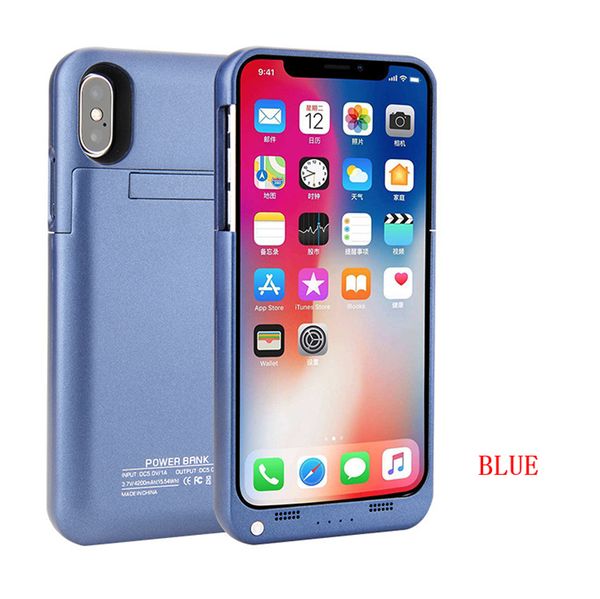 

for iphone 3200mah portable backup battery case back clip holder power case charger power bank for iphone x