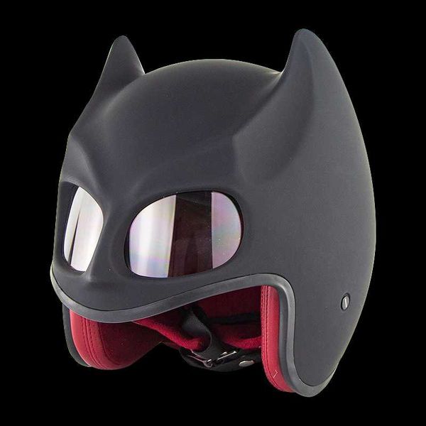 

soman 560 bat man personality open face helmet cycling anti-uv motorcycle helmet dot approved casque moto safety casco moto