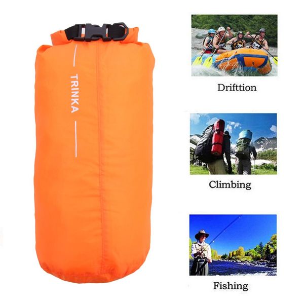 

8l swimming bags waterproof dry bag storage dry pouch handbag portable travel kit for beach kayak rafting camping 4colors