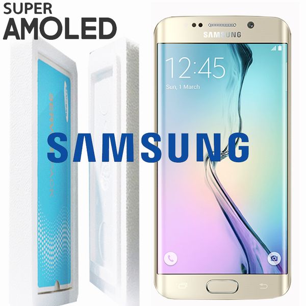 

Dark Blue Gold White Оригинал 5,1 '' SUPER AMOLED для Samsung Galaxy s6 края дисплея G925 G925F G925I сенсорный экр
