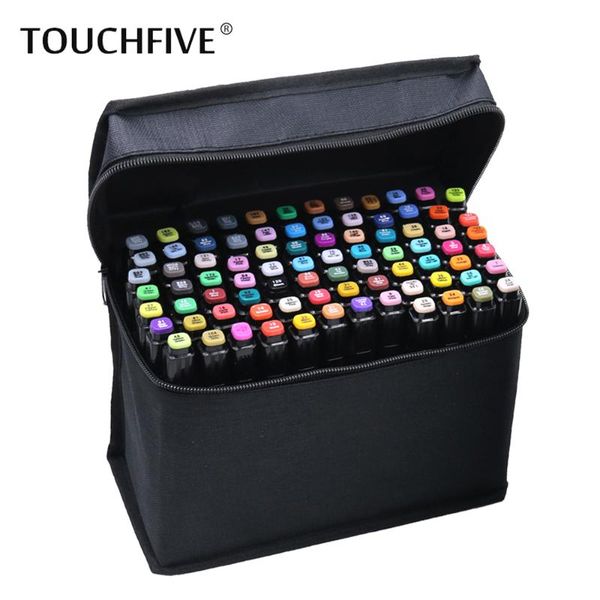 

touchfive 30/40/60/80 colors dual head art markers alcohol based sketch markers pen for drawing animation art supplies