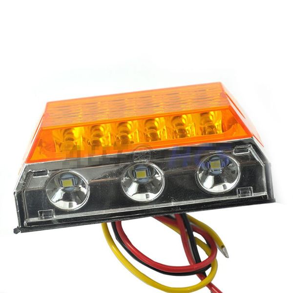 

2pcs repair universal fit clearance light waterproof wear resistant car parts truck trailer side marker lamp front fender