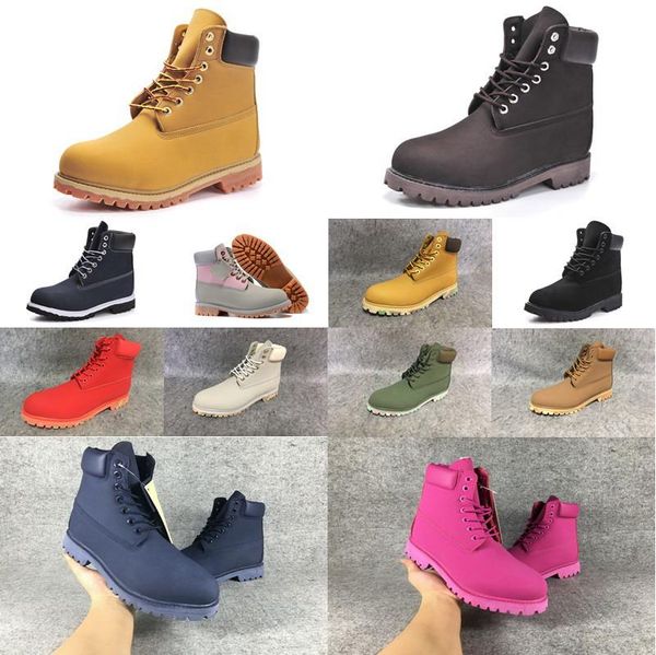 

2019new shoes luxury designer men women boots chestnut triple navy fashion mens martin boot outdoor jogging walking shoes, Black