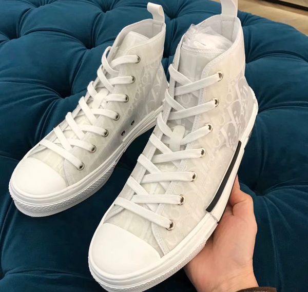 

hig oblique high low sneakers vintage platform obliques technical leather luxury mens shoes womens fashion trainers size 38-45, Black