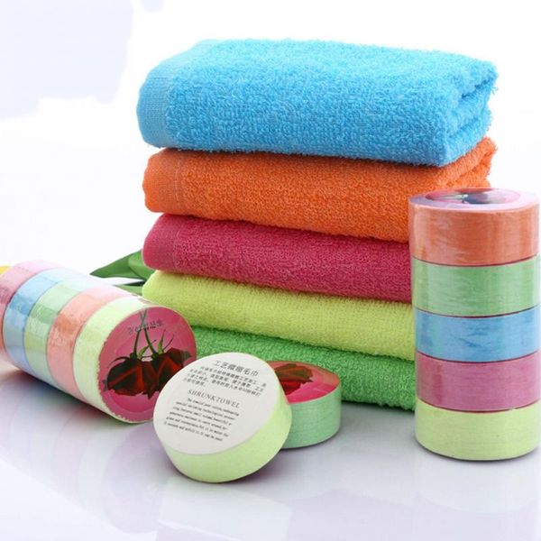 

one-time compressed towel cotton color outdoor travel portable compressed towel random color portable travel towel face bath