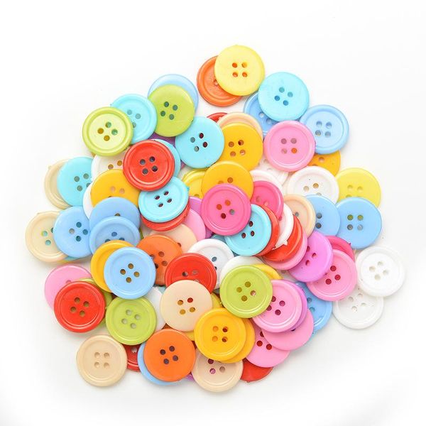 

100pcs/lot children toys threading stitch buttons handmade toys puzzle game for kids fine motor hand-eye coordination toys 5size