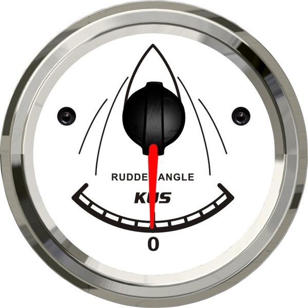

52mm white rudder angle gauge (sq-kf09111) with rdder angle sensor (ke41000