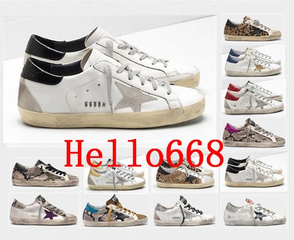 

italy brand multicolor heel golden superstar db designer sneakers mens/womens white shoes casual shoes size 35-45, Black