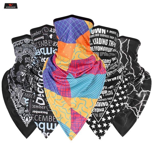 

windproof moto mask motorcycle half face printing mask balaclava neck triangle scarf outdoor breathable face shield skull