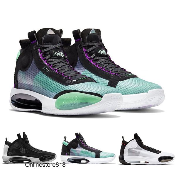

2020 men basketball shoes 34 34s xxxiv chaussures blue void bred eclipse mens trainers scarpe athletic sports sneakers size 7-12