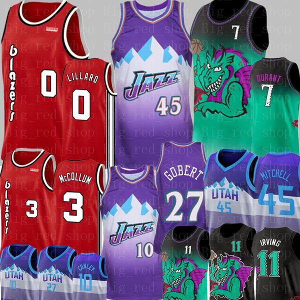 

Ncaa damian 0 lillard portland new trail blazer c j 3 mccollum jer ey donovan 45 mitchell mike 10 conley 27 gobert ricky jer ey