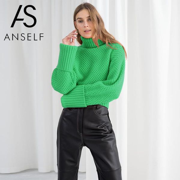 

2019 winter woman sweater knitting pullover turtleneck sweaters solid knitted long sleeve pullover female christmas jumpers, White;black