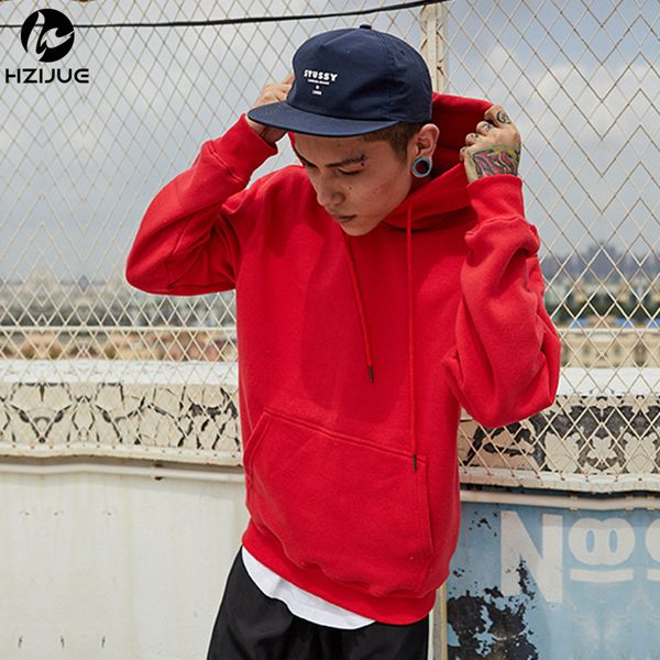 

drop ship 2019 pure colour khaki black gray pink white hoodie streetwear hip-hop mens fashion hoodies sweatshirts