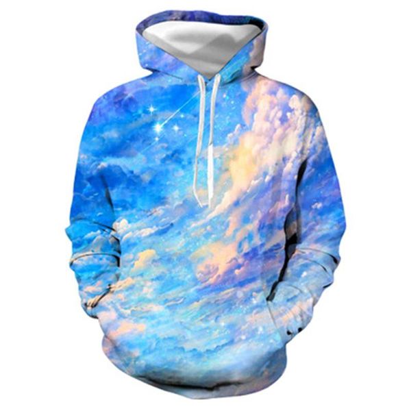 Tie-Dye Mens Hoodies Moda Tendência 3D Imprimindo Digital Sueter Manga Longa Tops Designer Novos Esportes Masculinos Casuais Pullover Sweater Hoodies