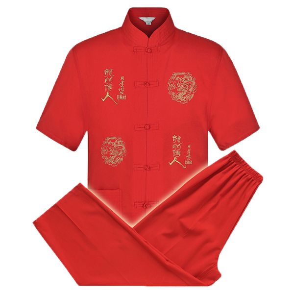 

waeolsa men tangzhuang tunic suit sets oriental summer twinset man tunic shirt and trouser set 2pcs pant suit ethnical ensemble, Gray