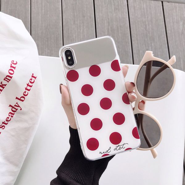 

2019 latest ultra-thin for iphone 7 plus mirror case make up designer phone case soft tpu for iphone xs max case