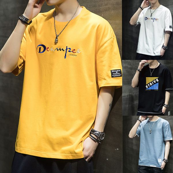 

mens 2020 luxury designer clothes mens designer t shirts for men t shirt box logo tee t-shirt fashion summer brands fashions tshirts, White;black