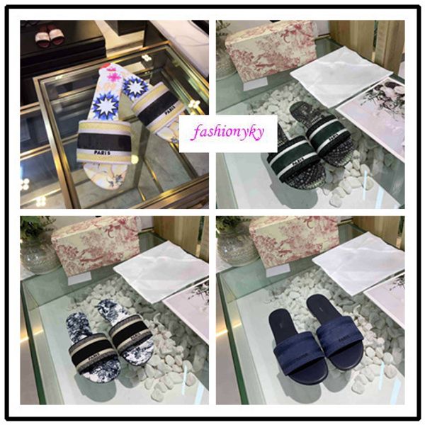 

мода dazzle цветы женские сандалии конструктора тапочки вышивка сандал цветочные brocade трусы пляж причинная тапочка, Black