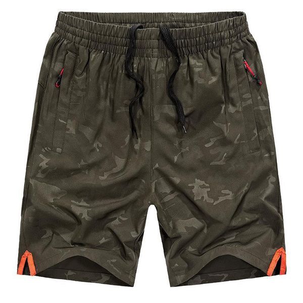 

2018 new quick dry breathable plus size mens camouflage shorts men board sport surf beach short running gym shorts ing, Black;blue