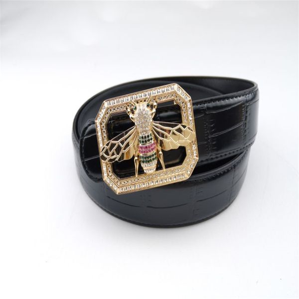 

new brand belt diamond with beer buckle belt for men and women designer belts leather belts fashion luxury waist belts good quality, Black;brown