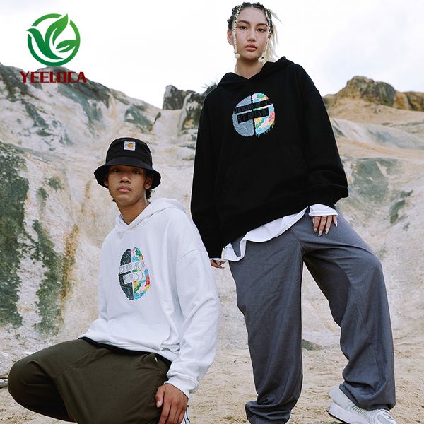 

2019 dropshipping autumn winter high street brain hole wide open print hoodie street couple trends men women sports hoodies, Black