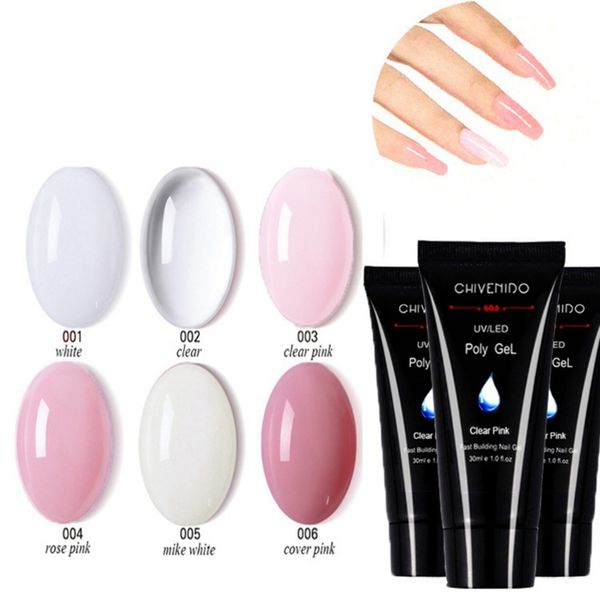 

nail art tool nail glue solid state extended glue fast drying crystal extension uv ptherapy tool, Red;pink