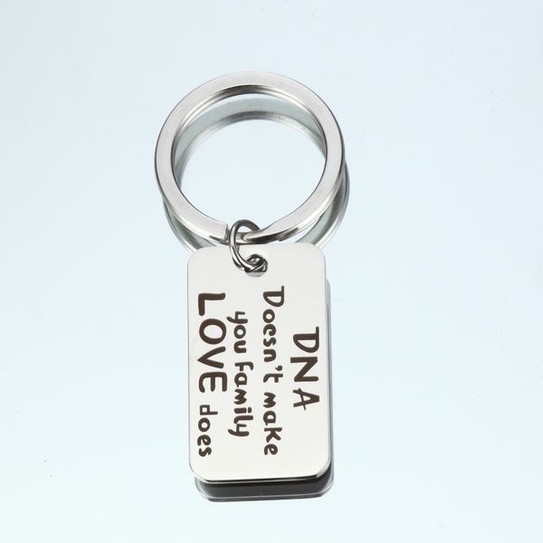 

keychain imprinted does not make your family key chain, Silver