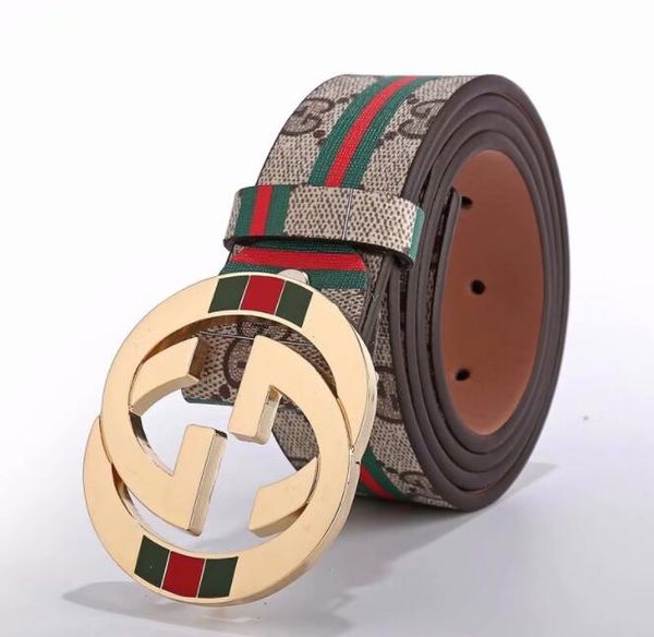 

2019 brand men belt 100% leather belt smooth buckle women and men 6665 genuine leather designer belts for men 110cm, Black;brown