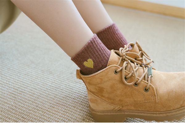 

socks love sweet womens socks fashion trend stretch solid color casual woman socks sports geometric printed, Black;white