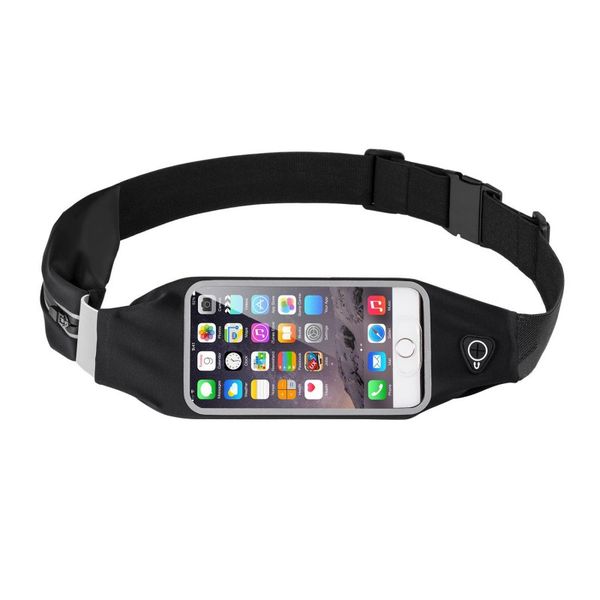 

outdoor running sports waist belt phone bags case for iphone/sony/huawei waterproof hip pouch wallet for samsung/lg pocket purse
