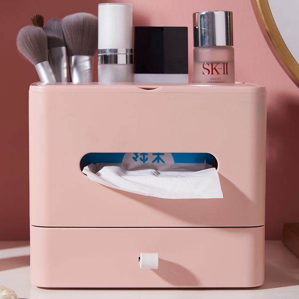 

многофункциональный с зеркалом tissue box северной европы-style ins креативный гостиная чистый красный насосные бумаги box спальня бытовой б