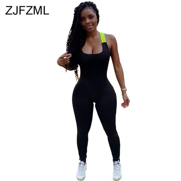 

крест с открытой спиной сексуальная bodycon комбинезон женщины без рукавов кружева тощий участник клуба общей физической подготовки цельный, Black;white